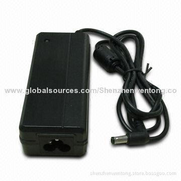 AC/DC Adapter for Notebooks with 60W Output Power, Measures 108 x 45 x 32mm